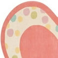 thumbnail image 2 of SAFAVIEH Martha Stewart Sweet Heart Wool Area Rug, Peony, 5'3" x 6' Specialty, 2 of 3