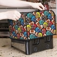 thumbnail image 7 of Lsque American Football Print 4 Slice Toaster Cover , Kitchen Appliance Dustproof Protector , Toaster Protector Dustproof Kitchen Appliance Cover, 7 of 7