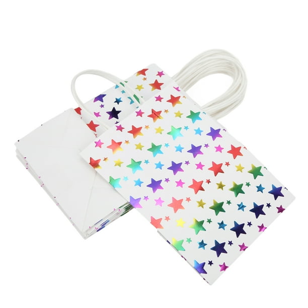 Bolsas de regalo, 10 piezas, cinco bolsas de papel con asas, bolsas de regalo pequeñas, muy recomendadas