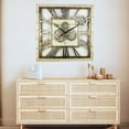 thumbnail image 4 of THE GEARS CLOCK Wall Clock with Real Moving Gears AM-LI_ 24 in Square Desert-Beige, 4 of 10