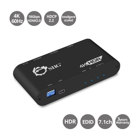 UPC: 0662774041094 | 1×2 HDMI 2.0 HDR Distribution Amplifier with EDID Management