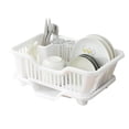 thumbnail image 3 of Dish Drying Rack Kitchen Storage Rack Rack with Storage Rack Tools Large Utensil Tools for Kitchen Countertop Cabinet White, 3 of 9