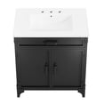 thumbnail image 6 of Modway Steamforge 30" Bathroom Vanity in White Black, 6 of 10
