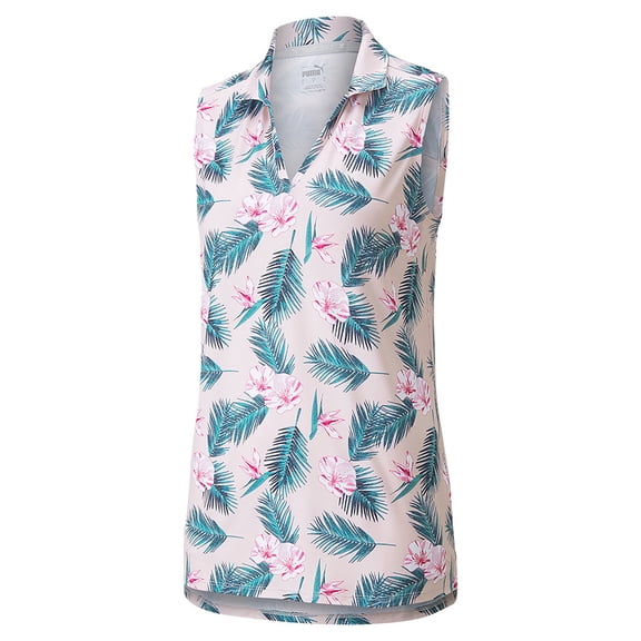 PUMA Women's Cloudspun Paradise Sleeveless Polo