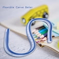 thumbnail image 4 of Fyydes Craft Supplies,1 pcs Flexible Plastic Curve Rule Ruler Drafting Drawing Measure Tool Craft Supplies, 4 of 7