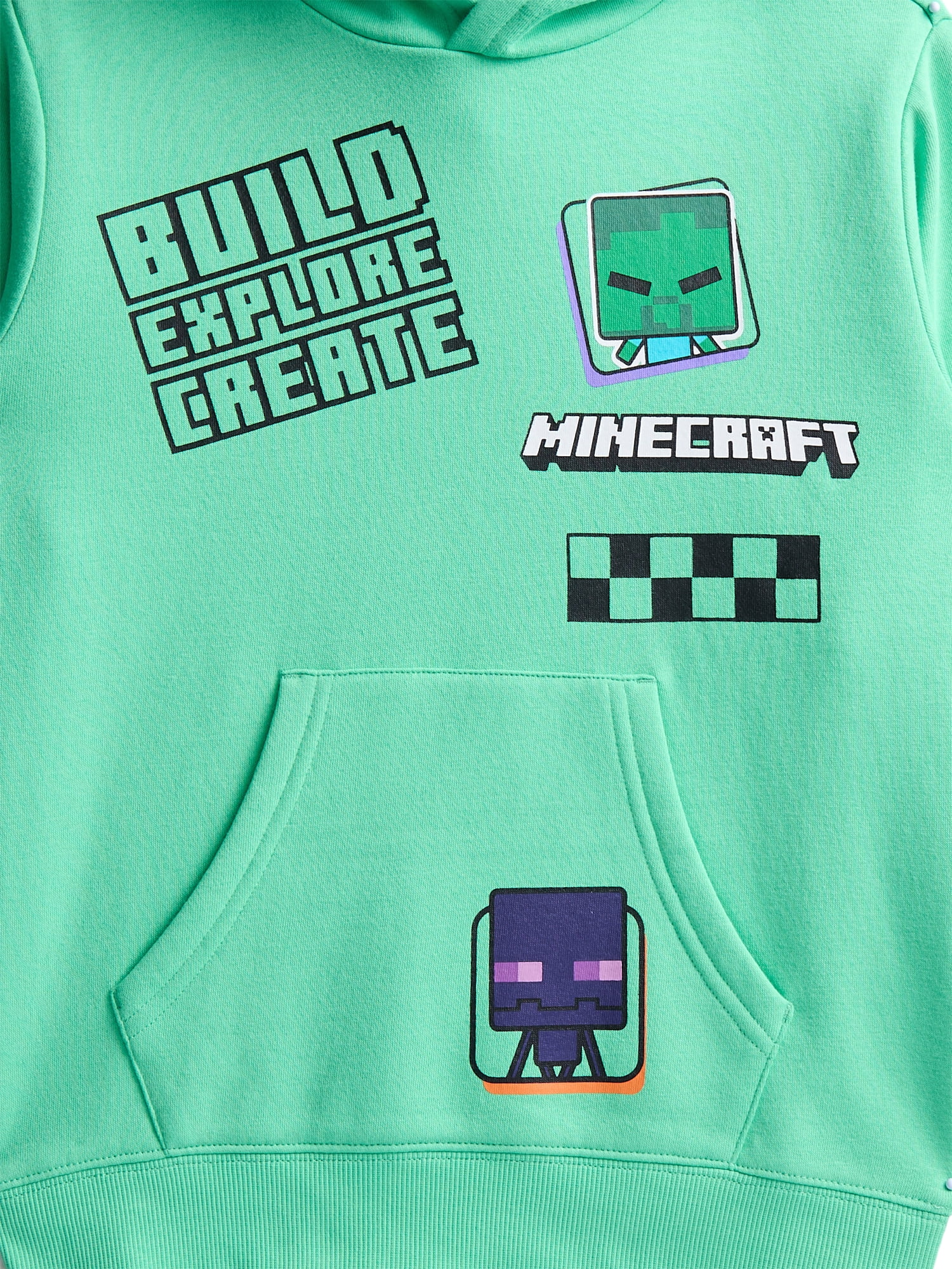 Minecraft Boys Graphic Hoodie, Sizes XS-2XL