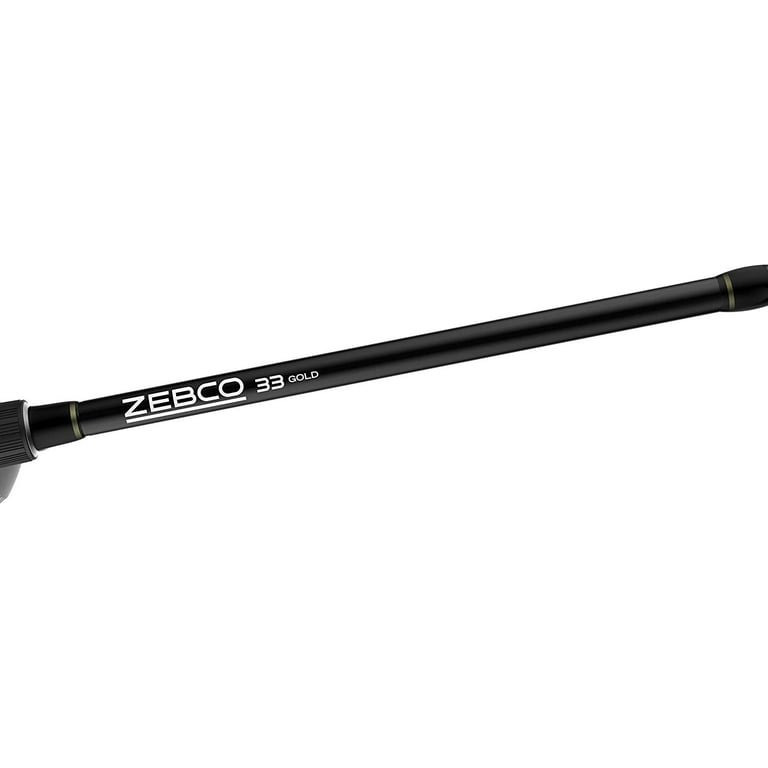 Zebco 33 Gold Micro Trigger Spincast Reel and Fishing Rod Combo