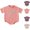 Pink, variant on Zpanxa Newborn Onesies Girl Bow Summer Crew Neck Short Sleeve Bodysuit with Snap Crotch Purple 6 Months