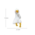 thumbnail image 4 of DAMAI 4 Pcs Mini Resin Goose Figurines, Cute Figurine Computer Monitor Decor, 3D Craft Sculpture, Tiny Cute Goose Statues for Office Desk, Car Dashboard, Indoor Festival Decor, 4 of 6