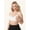 White, variant on Leading Lady, The Vivien, Nursing Sports Bra, Wireless, Unpadded Cups, Nursing Clips, Drop Down Cups, Breathable Cotton (Women's)