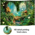 thumbnail image 5 of 10 x 6.5 ft Spring Forest Enchanted Backdrop Enchanted Fairy Tale Woodland Green Garden Fantasy Mushroom Butterfly Background Girls Birthday Baby Shower Party Decor Banner Photo Booth Props, 5 of 5