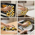 thumbnail image 6 of 2 Pcs Funny Kitchen Towels,Checkerboard Sunflower Pattern Microfiber Dish Towels,Kitchen Tea Towels,Kitchen Towel Set (18" X 26"), 6 of 7