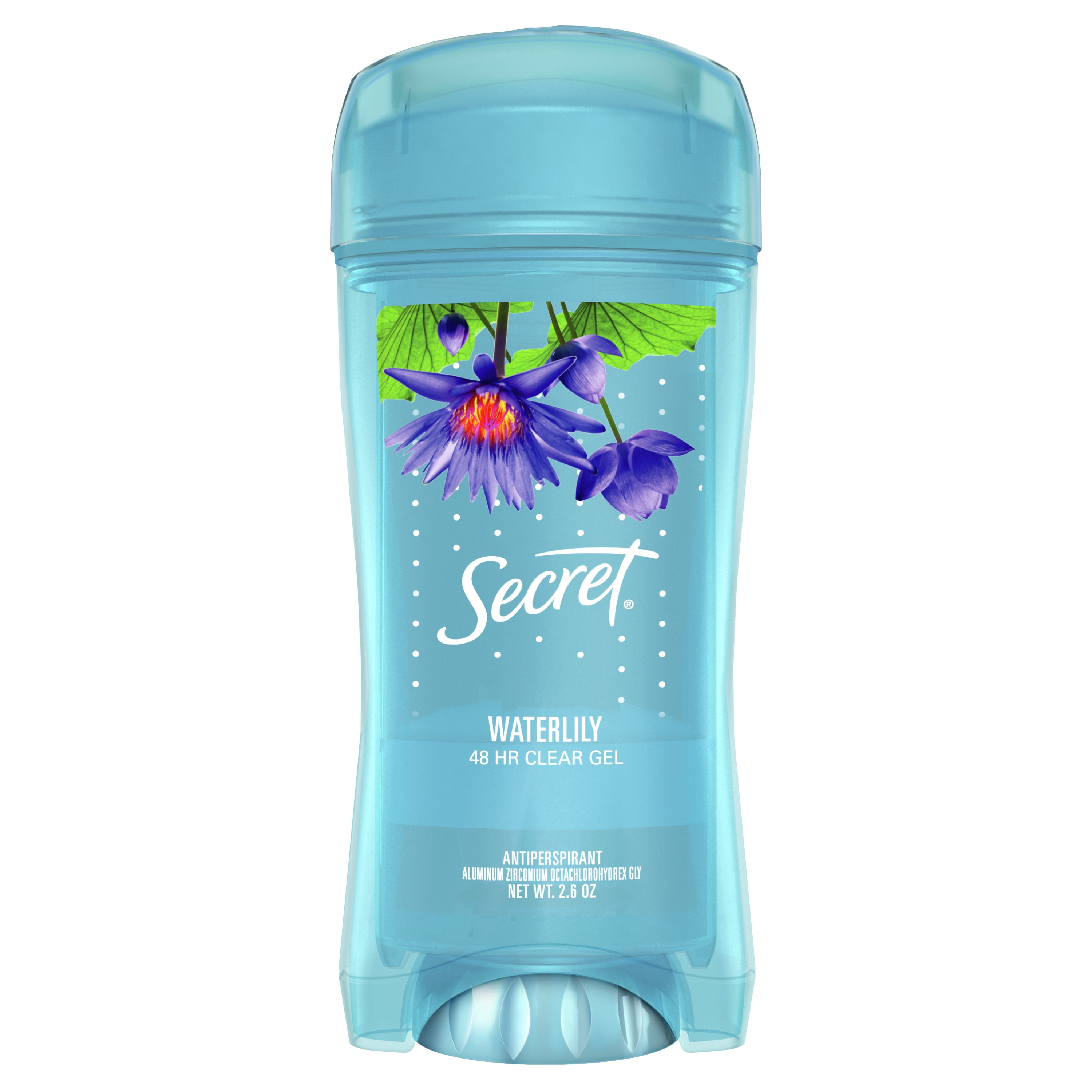 Secret Fresh Antitranspirant Clear Gel – Cool Waterlily, 2,6 Unzen, 48h Schutz