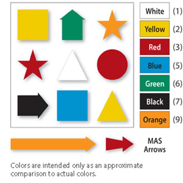 Magna Visual Fi 522 0 75 In Magnetic Star Indicators 44 Yellow Pack Of 20 Walmart Com Walmart Com walmart com