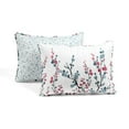 thumbnail image 7 of Lush Decor 100% Polyester Mirabelle Watercolor Floral Reversible Quilt Blue/Coral 3Pc Set Full/Queen, 7 of 7