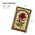 thumbnail image 4 of Lantern Press 1000 Piece Jigsaw Puzzle, Rose Stained Glass, 4 of 5