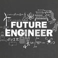 thumbnail image 2 of CafePress - Future Engineer Maternity T Shirt - Maternity Dark T-Shirt, 2 of 3