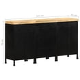 thumbnail image 3 of vidaXL Sideboard with 3 Drawers and 4 Doors Rough Mango Wood 2 Shelves, 3 of 4