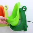 thumbnail image 1 of Urinario Para Niños Frog Baby Boys Orinal de pie Orinal de entrenamiento para inodoro montado en la pared Verde Sywqhk Libre de BPA, 1 of 5