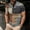 Multicolor a2, variant on Men's Short Sleeve T-Shirts, Color Block Patching Crew Neck Summer Lightweight Daily leisure Tops for Men Multicolor Size L