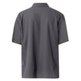 thumbnail image 5 of Designer Spring Summer Men's Casual Cotton Solid Color Short Sleeve Shirts Loose ShirtsXL, 5 of 5
