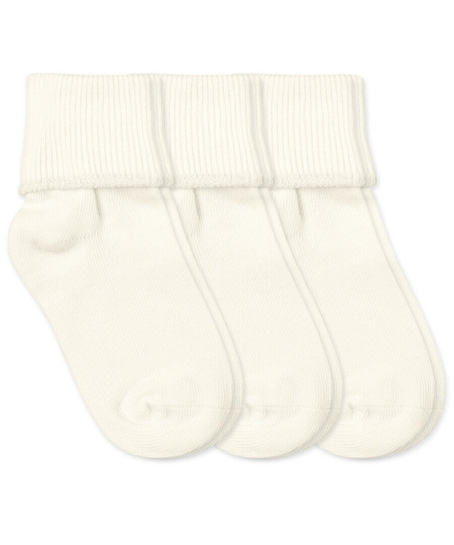 JEFFERIES Ankle Socks SEAMLESS Cotton Blend NB-10 YRS Ripple Edge Trim Colors