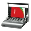Fellowes Quasar+ 500" Manual Comb Binding Machine, 18-1/8" x 15-3/8" x 5-1/8", Metallic Blue