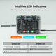 thumbnail image 5 of Cargador de batería para Insta360 X4, concentrador de carga rápida de doble canal para cámara de acción, con ranuras para tarjetas SD Misro y cable USB tipo C., 5 of 8