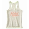 thumbnail image 2 of Aeropostale Womens Rebel French Terry Tank Top, Grey, Juniors, Medium, 2 of 2