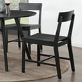 thumbnail image 6 of Mainstays Wood Dining Chair 4 Pack, Black Color, Wood Seat Pad, Include 4 Chairs for Indoor, 6 of 12