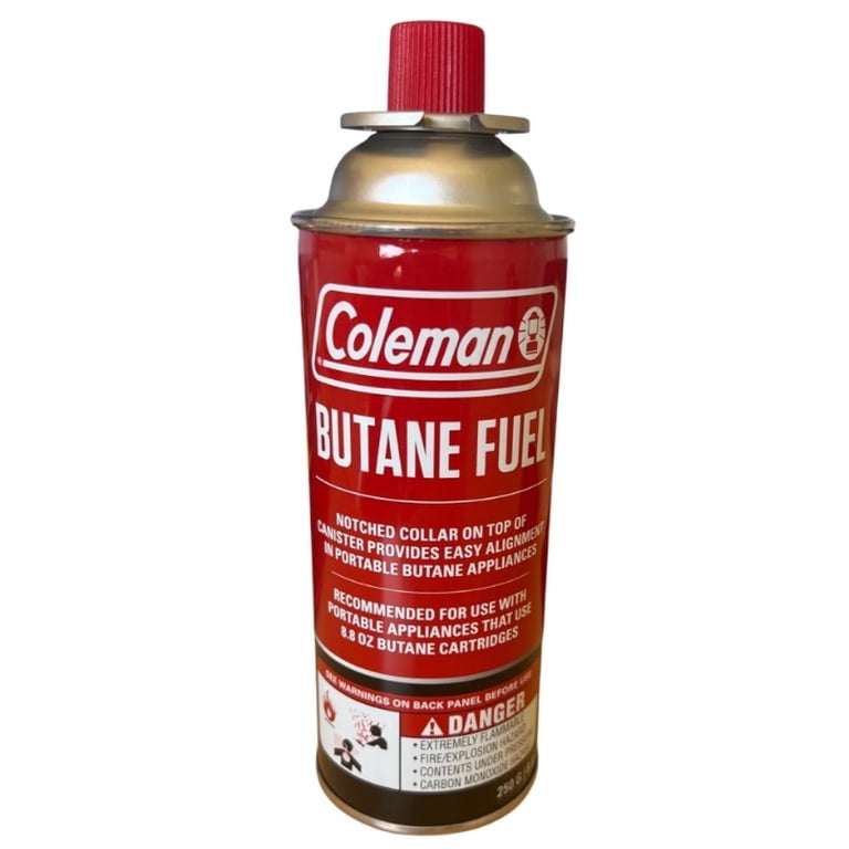 Coleman Butane Canister for Portable Stoves, 8.8oz, 2 Pack