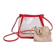 thumbnail image 2 of Clear Bag Stadium Approved, Transparent Crossbody Purse Small Clear Crossbody Bag with Adjustable Shoulder Strap, 2 of 4