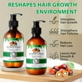 thumbnail image 4 of Aliver Batana Hair Oil Shampoo and Conditioner Set 10fl.oz/300ml, Reduce Breakage for Smooth and Shiny Hair, 4 of 9
