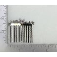 thumbnail image 4 of Faship Gorgeous Clear Rhinestone Crystal Small Floral Hair Comb, 4 of 4