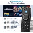 thumbnail image 5 of Replacement Firestick Remote Compatible with Fire-Series TVs Stick & Cube, TV Stick Lite/HD/4K(1st/2nd Gen), 3rd Gen Smart TV, for Stick 4K Max 1st Gen & TVs Cube(1st/2nd/3rd Gen), 5 of 7