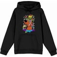 thumbnail image 4 of Scooby-Doo Dog With Shades Adult Black Long Sleeve Hoodie-Large, 4 of 6