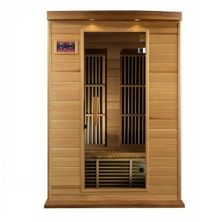 Maxxus 2-Person Near Zero EMF (Under 2MG) FAR Infrared Sauna (Canadian Hemlock)