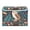 Woodland Barn, variant on 40L Lidded Home Storage Bins Foldable Storage Box with Handle for Home Bedroom Closet, Purple Printed