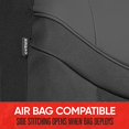 thumbnail image 4 of BDK Auto MTSC-2294-CC: Motor Trend Two-Tone Seat Cover/Charcoal, 4 of 7