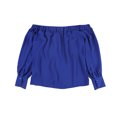 thumbnail image 2 of Blusa sin hombros bar III mujer azul XS, 2 of 2