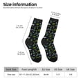 thumbnail image 4 of Goofa Space Rockets Printed Men's Crew Socks, Soft Durable Breathable Moisture-Wicking with Odor Control Cotton socks, 4 of 9