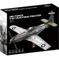 thumbnail image 2 of Apostrophe Collectible Air Force Mustang Fighter Plane Model Building Kit, 17", 258 Pieces, 2 of 3