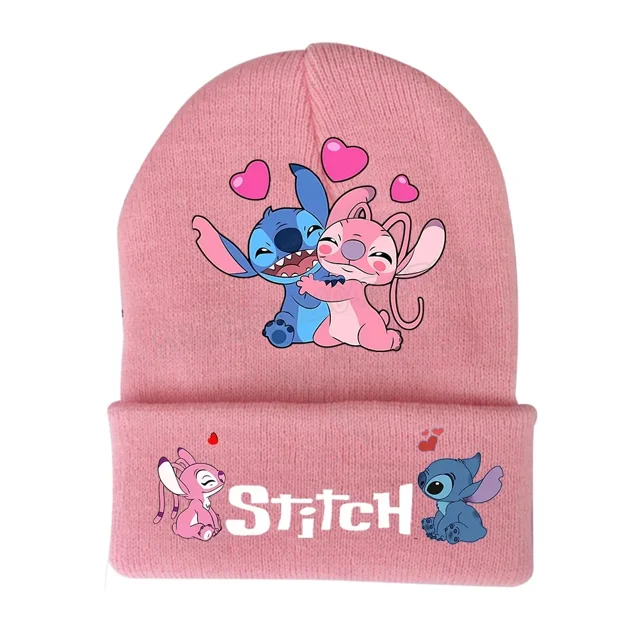 Gorro de punto de Disney para niños, gorros de lana acrílica con dibujos animados de Anime, gorros elásticos, regalo de cumpleaños, Otoño e Invierno