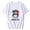 White-0933, variant on Women's T-shirt Nurse Life Messy Bun Tie Dye Glasses Bandana Vintage Casual Short-sleeved O-neck Top White 3X-Large