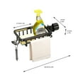 thumbnail image 2 of Ohmyroo Faucet Storage Rack Over Sink Organizer with Hollow Design No Drilling Required Drying Rack for Kitchen Sponges and Cleaning Cloths Metal Grid for Bathroom and Kitchen Sink Organization, 2 of 7