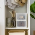 thumbnail image 6 of IRIS Tall Shoe Storage Box Stackable and Drop Front, 6Pk, 6 of 6