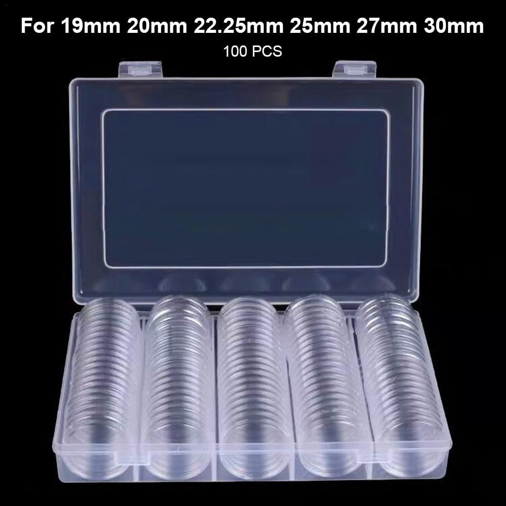 30mm_ Coin Capsules Coin Case Coin Holder Storage Container and Protect Gaskets 