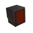 thumbnail image 4 of Caja para baraja de cartas, tarjetero, estuche para cartas coleccionables, estuche protector para cartas, estuche para baraja negro naranja, 4 of 8