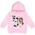thumbnail image 2 of Inktastic I'm Three-cowgirl Riding Horse Birthday Toddler Hoodie, 2 of 4