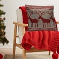 thumbnail image 5 of Lilixerw Christmas Pillow Covers 17.72 x 17.72 inch,Farmhouse Merry Throw Pillow Covers Great Gift for Sofa Couch Bed Living Room Christmas Decor, 5 of 6